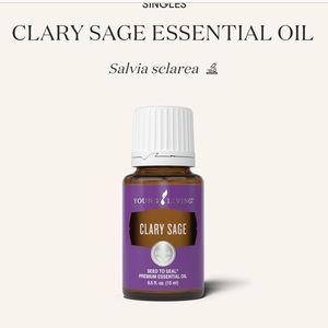 New Young Living Clary Sage Essential Oil